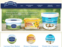 Tablet Screenshot of butterfieldsbutter.com